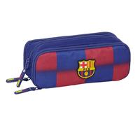 Safta F.C. Barcelona 1ª EQUIPACIÓN 25/26 - Portatodo Triple Desplegable, Estuche Infantil, Estuche Niño, Ideal para Niños en Edad Escolar, Cómodo y Versátil, Calidad y Resistencia, 21x8x8 cm