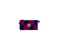 SAFTA F.C. Barcelona 1ª EQUIPACIÓN 25/26 - Portatodo Triple, Estuche Infantil, Estuche Niño, Ideal para Niños en Edad Escolar, Cómodo y Versátil, Calidad y Resistencia, 22x3x12 cm
