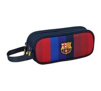 Safta Estuche triple cremallera F.C. Barcelona 1ª Equipación 26/27 para niños 5-14, 21x7x8.5 cm