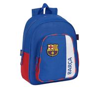 Safta F.C. BARCELONA 2ª EQUIPACIÓN - Mochila Escolar Infantil, Ideal para Niños de Diferentes Edades, Cómoda y Versátil, Calidad y Resistencia, 27x10x33 cm, Color Azul y Granate