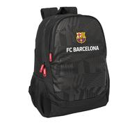 Safta F.C. BARCELONA BLACK - Mochila Escolar Infantil, Ideal para Niños de Diferentes Edades, Cómoda y Versátil, Calidad y Resistencia, 32x16x44 cm, Color Negro