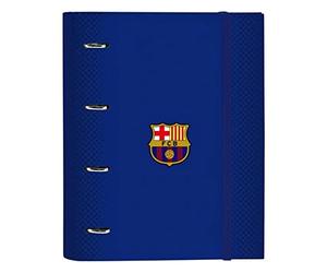 Safta- F.C. Barcelona Carpeta 4 Anillas de 30mm, 270x35x320 mm (512029666)