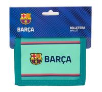 Safta F.C. BARCELONA - Cartera Billetera con Cabecera, Cartera Billetera, Monedero, 12.5x9.5 cm