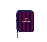 Estuche Escolar F.C. BARCELONA, Doble 56 Piezas