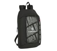 F. C. BARCELONA Mochila mini Safta, cómoda y resistente, uso diario niños, 22x10x39 cm, negra