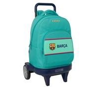 Safta F.C. BARCELONA - Mochila Grande con Ruedas, Compact Evolución, Extraíble, 33x22x45 cm