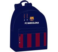 Safta F.C. BARCELONA - Mochila Juvenil para Portátil 14.1", Ideal para Jóvenes de Diferentes Edades, Cómoda y Versátil, Calidad y Resistencia, 31x16x41 cm, Color Azul marino/granate