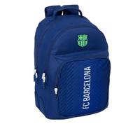Safta F.C. BARCELONA NAVY BLUE - Mochila Escolar Infantil, Ideal para Niños de Diferentes Edades, Cómoda y Versátil, Calidad y Resistencia, 32x15x42 cm