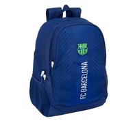 Safta F.C. BARCELONA NAVY BLUE - Mochila Escolar Infantil, Ideal para Niños de Diferentes Edades, Cómoda y Versátil, Calidad y Resistencia, 32x16x44 cm