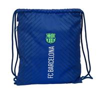 Safta Mochila saco deportivo F.C. Barcelona Navy Blue, cierre de cordones, 35x45 cm
