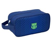 Safta F.C. Barcelona Navy Blue - Zapatillero Mediano, Multiusos, Portatodo, Deporte, Extraescolares, Fútbol, Cómodo y Versátil, 29x14x15 cm