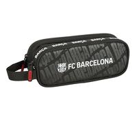 F. C. BARCELONA Portatodo Doble Escolar Niño 21x6x8 cm Cómodo y resistente Negro 2026