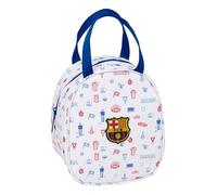 F.C. BARCELONA PREESCOLAR - Bolso Portameriendas, Portatodo, Calidad y Máxima Resistencia, Porta Comida, Recreo, 19x14x22 cm