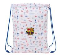 F.C. BARCELONA PREESCOLAR - Mochila Saco Plano Junior, Mochila, Ideal para Niños de Diferentes Edades, Cómoda y Versátil, Calidad y Resistencia, 26x34 cm