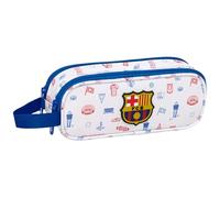 F.C. BARCELONA PREESCOLAR - Portatodo Doble Niño, Ideal para Niños en Edad Escolar, Cómodo y Versátil, Calidad y Resistencia, 21x6x8 cm