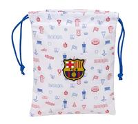 F.C. BARCELONA PREESCOLAR - Saquito Merienda Lunch Bag, Portatodo, Calidad y Máxima Resistencia, Porta Comida, Recreo, 20x25 cm