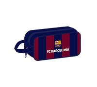 Safta F.C. Barcelona - Zapatillero Mediano, Multiusos, Portatodo, Deporte, Extraescolares, Fútbol, Cómodo y Versátil, 29x14x15 cm, Color Azul Marino/Granate