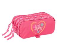 Safta Feeling - Portatodo Triple Big, Estuche Infantil, Estuche Niño, Ideal para Niños en Edad Escolar, Cómodo y Versátil, Calidad y Resistencia, 21.5x8x10 cm