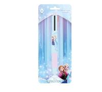 Safta FROZEN - Display de Bolígrafo Retráctil 4 Colores, Regalo, Metálico, Plumier, Niño, 8x19 cm