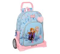 Mochila Escolar FROZEN Ice Magic, Grande 42 cm. Con Carro EVOLUTION