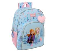 Safta FROZEN ICE MAGIC - Mochila Escolar Niño, Mochila Niño, Mochila Infantil, Adaptable a Carro, Ideal para Niños en Edad Escolar, Cómoda y Versátil, Calidad y Resistencia, 33x14x42 cm