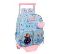 Safta FROZEN ICE MAGIC - Mochila Infantil con Carro 705, Ideal para Niños de Diferentes Edades, Cómoda y Versátil, Calidad y Resistencia, 28x10x34 cm