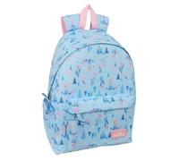 Safta FROZEN ICE MAGIC - Mochila para Portátil 14.1", Ideal para Jóvenes de Diferentes Edades, Cómoda y Versátil, Calidad y Resistencia, 31x13x43 cm