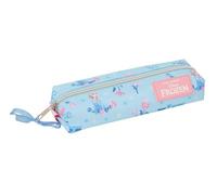 Safta Frozen Ice Magic - Portatodo Rectangular Niño, Estuche Infantil, Estuche Niño, Ideal para Niños en Edad Escolar, Cómodo y Versátil, Calidad y Resistencia, 22x7x40 cm