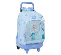 Safta FROZEN - Mochila Grande con Ruedas, Compacta, Extraíble, Ideal para Niños de Diferentes Edades, Cómoda y Versátil, Calidad y Resistencia, 33x22x45 cm