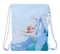 Safta FROZEN - Mochila Saco Plano Junior, Mochila, Ideal para Niños de Diferentes Edades, Cómoda y Versátil, Calidad y Resistencia, 26x34 cm
