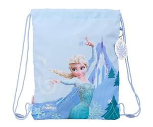 Safta FROZEN - Mochila Saco Plano Junior, Mochila, Ideal para Niños de Diferentes Edades, Cómoda y Versátil, Calidad y Resistencia, 26x34 cm
