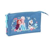 Safta Portatodo escolar FROZEN Snow Glow, triple acordeón 22x3x12 cm
