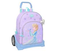 Safta Mochila escolar FROZEN SPIRIT 180, espalda ergonómica, carro Evolution, 33x14x42 cm