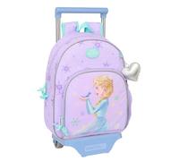 Safta FROZEN SPIRIT - Mochila Infantil con Carro 705, Ideal para Niños de Diferentes Edades, Cómoda y Versátil, Calidad y Resistencia, 28x10x34 cm