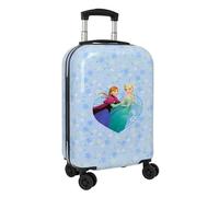 Frozen - Trolley de Cabina 20 Pulgadas, Maleta con Ruedas, Candado de Seguridad, Maleta Ligera, 34.5x20x55 cm