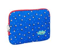 SAFTA | Funda para Portátil 15,6? Disney Mickey Mouse Good Day, Acolchada y Ligera, Protección Anti-Rozaduras, Cremallera Perimetral, Organizador Escolar para Vuelta al Cole, Medidas 39,5x3,5x27,5 cm