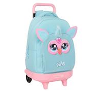 Safta Furby - Mochila Grande con Ruedas, Compacta, Extraíble, Ideal para Niños de Diferentes Edades, Cómoda y Versátil, Calidad y Resistencia, 33x22x45 cm