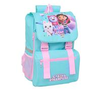 GABBY'S DOLLHOUSE - Mochila Infantil, Extensible, Fácil Limpieza, Ideal para Niños de Diferentes Edades, Cómoda y Versátil, Calidad y Resistencia, 28.5x15x41 cm
