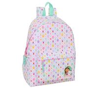 Safta Mochila para portátil GABBY'S DOLLHOUSE 14,1" 31x13x43 cm, cómoda y resistente