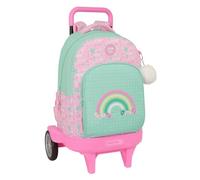 Safta GLOWLAB Amazing - Mochila Grande con Ruedas, Compact Evolución, Extraíble, Ideal para Niños de Diferentes Edades, Cómoda y Versátil, Calidad y Resistencia, 33x22x45 cm