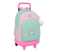 Safta GLOWLAB AMAZING - Mochila Grande con Ruedas, Compacta, Extraíble, Ideal para Niños de Diferentes Edades, Cómoda y Versátil, Calidad y Resistencia, 33x22x45 cm