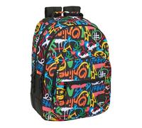 SAFTA GRAFFITI COLORS - Mochila Escolar Infantil, Ideal para Niños de Diferentes Edades, Cómoda y Versátil, Calidad y Resistencia, 32x15x42 cm