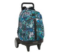 SAFTA GRAFFITI GO - Mochila Grande con Ruedas, Compact Evolución, Extraíble, Ideal para Niños de Diferentes Edades, Cómoda y Versátil, Calidad y Resistencia, 33x22x45 cm