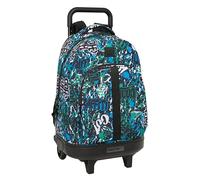 SAFTA GRAFFITI GO - Mochila Grande con Ruedas, Compacta, Extraíble, Ideal para Niños de Diferentes Edades, Cómoda y Versátil, Calidad y Resistencia, 33x22x45 cm
