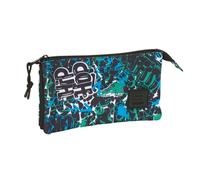 Safta graffiti go - portatodo triple, estuche infantil, estuche niño,
