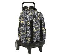 SAFTA GRAFFITI SPLASH - Mochila Grande con Ruedas, Compact Evolución, Extraíble, Ideal para Niños de Diferentes Edades, Cómoda y Versátil, Calidad y Resistencia, 33x22x45 cm