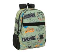 SAFTA GRAFFITI ZONE - Mochila Escolar Infantil, Ideal para Niños de Diferentes Edades, Cómoda y Versátil, Calidad y Resistencia, 32x16x44 cm