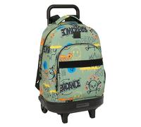 SAFTA Graffiti Zone - Mochila Grande con Ruedas, Compacta, Extraíble, Ideal para Niños de Diferentes Edades, Cómoda y Versátil, Calidad y Resistencia, 33x22x45 cm