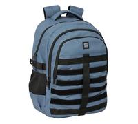 SAFTA GRAFITO - Mochila Cross Doble, para Uso Diario, Ideal para Niños de Diferentes Edades, Cómoda y Versátil, Calidad y Resistencia, 34x15x46 cm