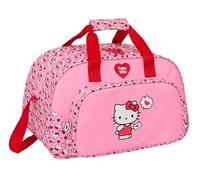 Safta Bolsa de deporte HELLO KITTY Hearts, mediana 40x23x24 cm